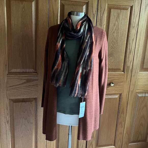 EILEEN FISHER - No-Close Fine Merino Links Long Cardigan -- NEW with Tag - Picture 10 of 13